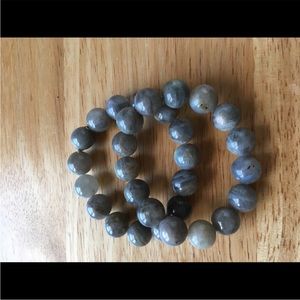 Beaded bracelets, set of 2